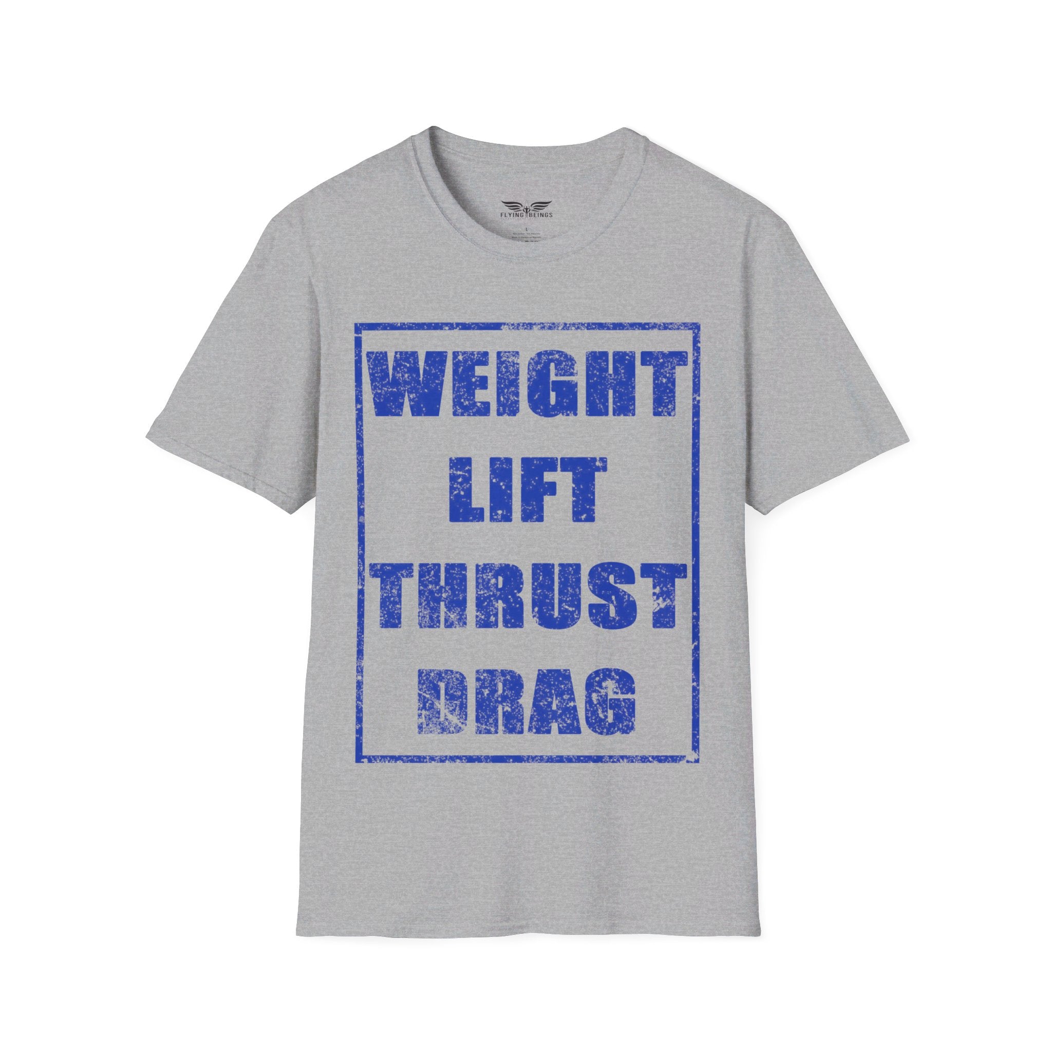 Weight Lift Thrust Drag Aviation Tee