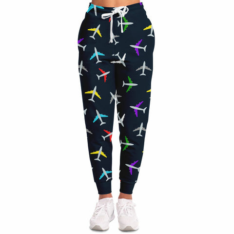 Airplane Pattern Athletic Joggers