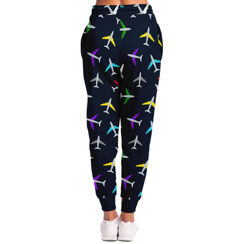 Airplane Pattern Athletic Joggers