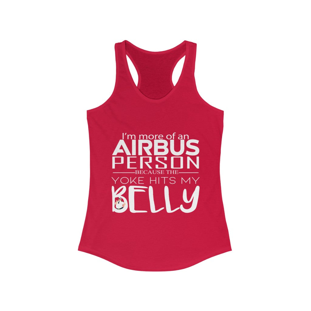 Airbus Person- Women's Racerback Tank