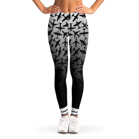 Airplane Silhouette Legging