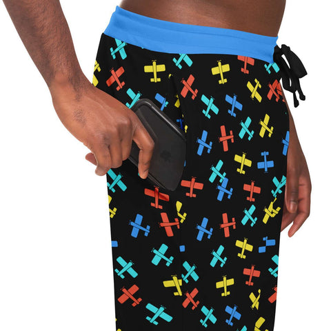 Colorful Cessna Pattern Athletic Jogger