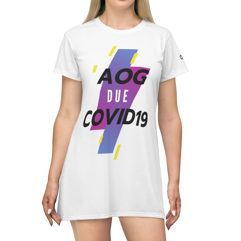 AOG Due COVID19 T-Shirt Dress