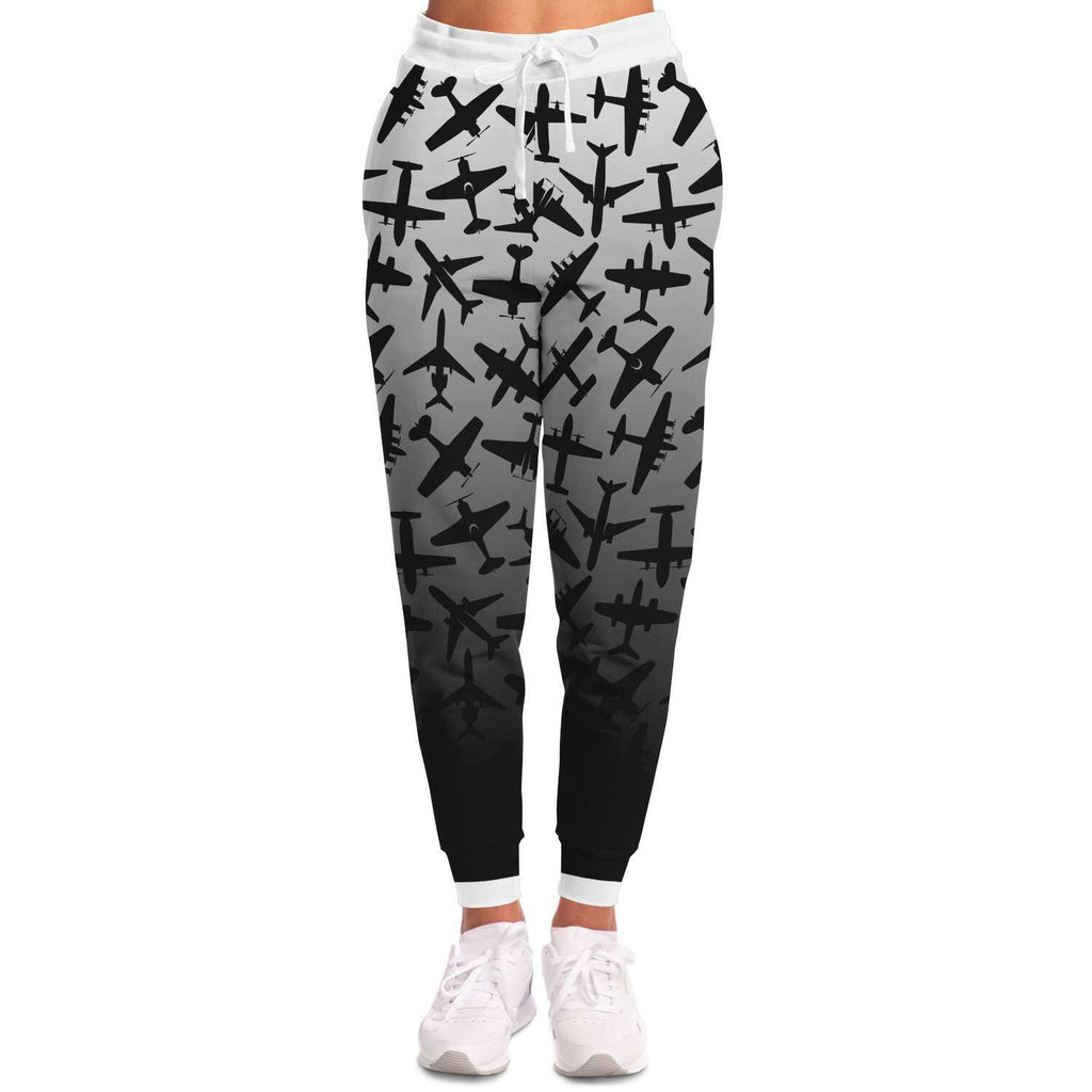 Airplane Silhouette Athletic Jogger