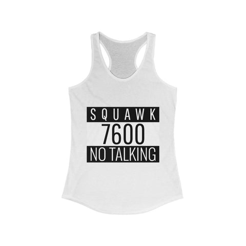 Lost Comm SQUAWK 7600- Women's Racerback Tank