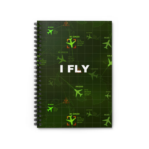 Radar Screen- Spiral Notebook