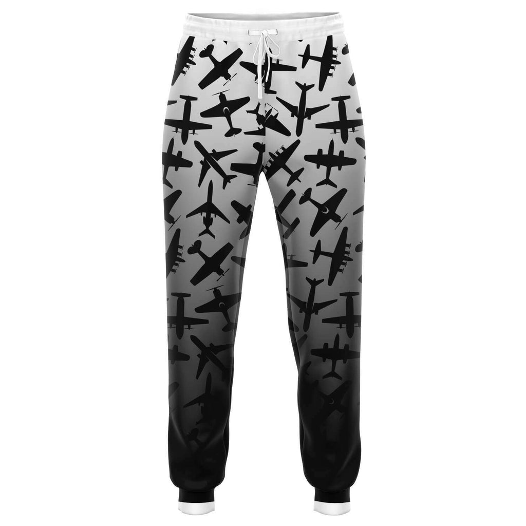 Airplane Silhouette Athletic Jogger