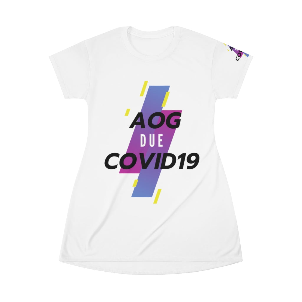 AOG Due COVID19 T-Shirt Dress