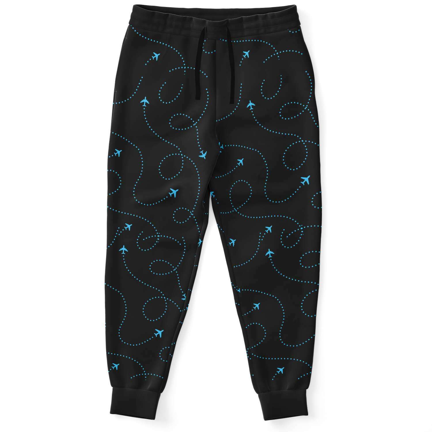 Blue Airplane Web Athletic Jogger