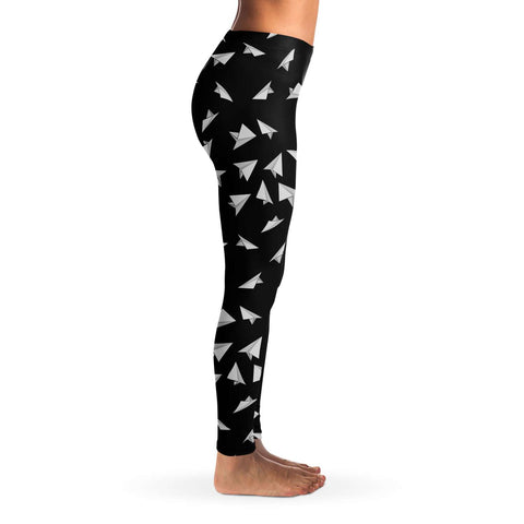 Paper Plane Pattern Legging