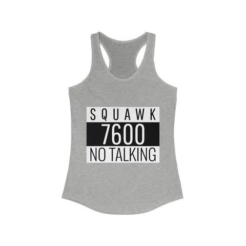 Lost Comm SQUAWK 7600- Women's Racerback Tank