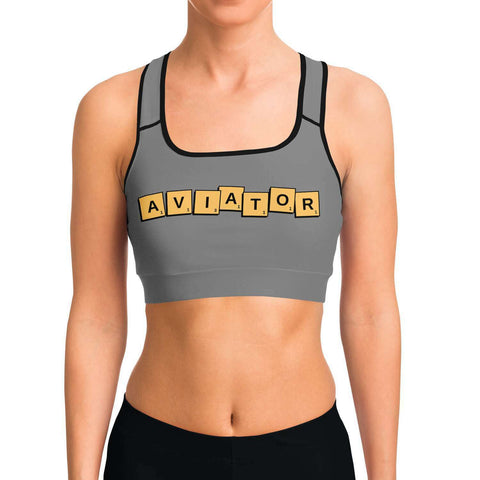 Scrabble AVIATOR Sports Bra