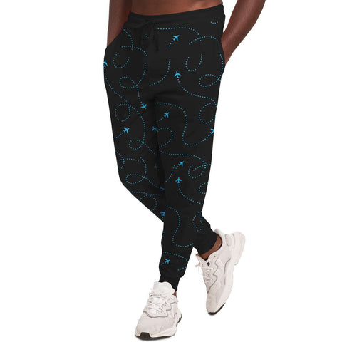 Blue Airplane Web Athletic Jogger