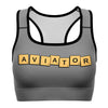 Scrabble AVIATOR Sports Bra