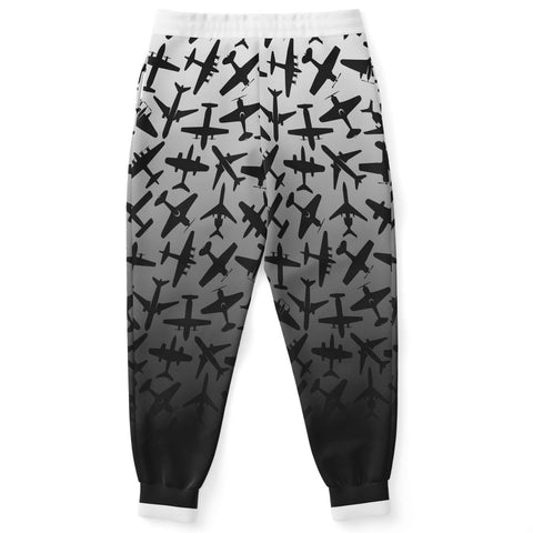 Airplane Silhouette Athletic Jogger