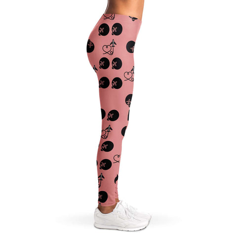 Travel Lover Polka Legging