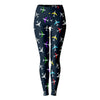 Colorful Airplane Pattern Legging