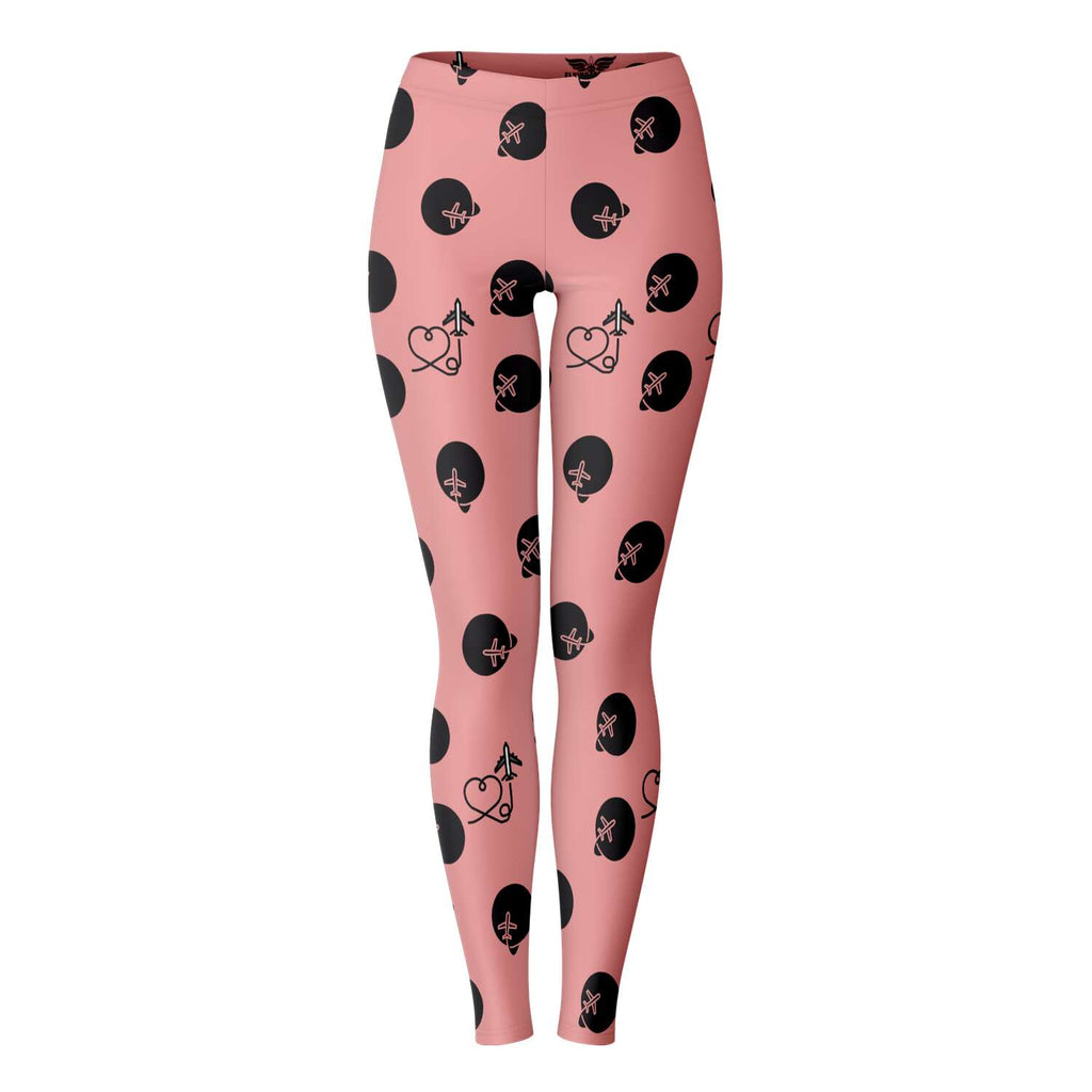 Travel Lover Polka Legging