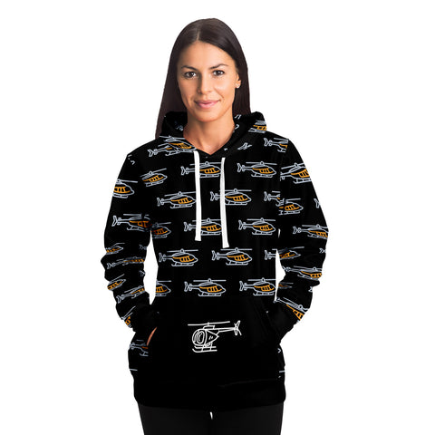 Helicopter Lover Athletic Hoodie