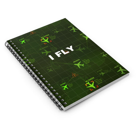 Radar Screen- Spiral Notebook