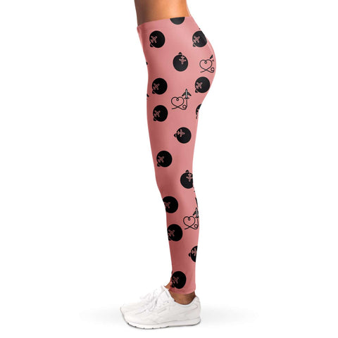 Travel Lover Polka Legging