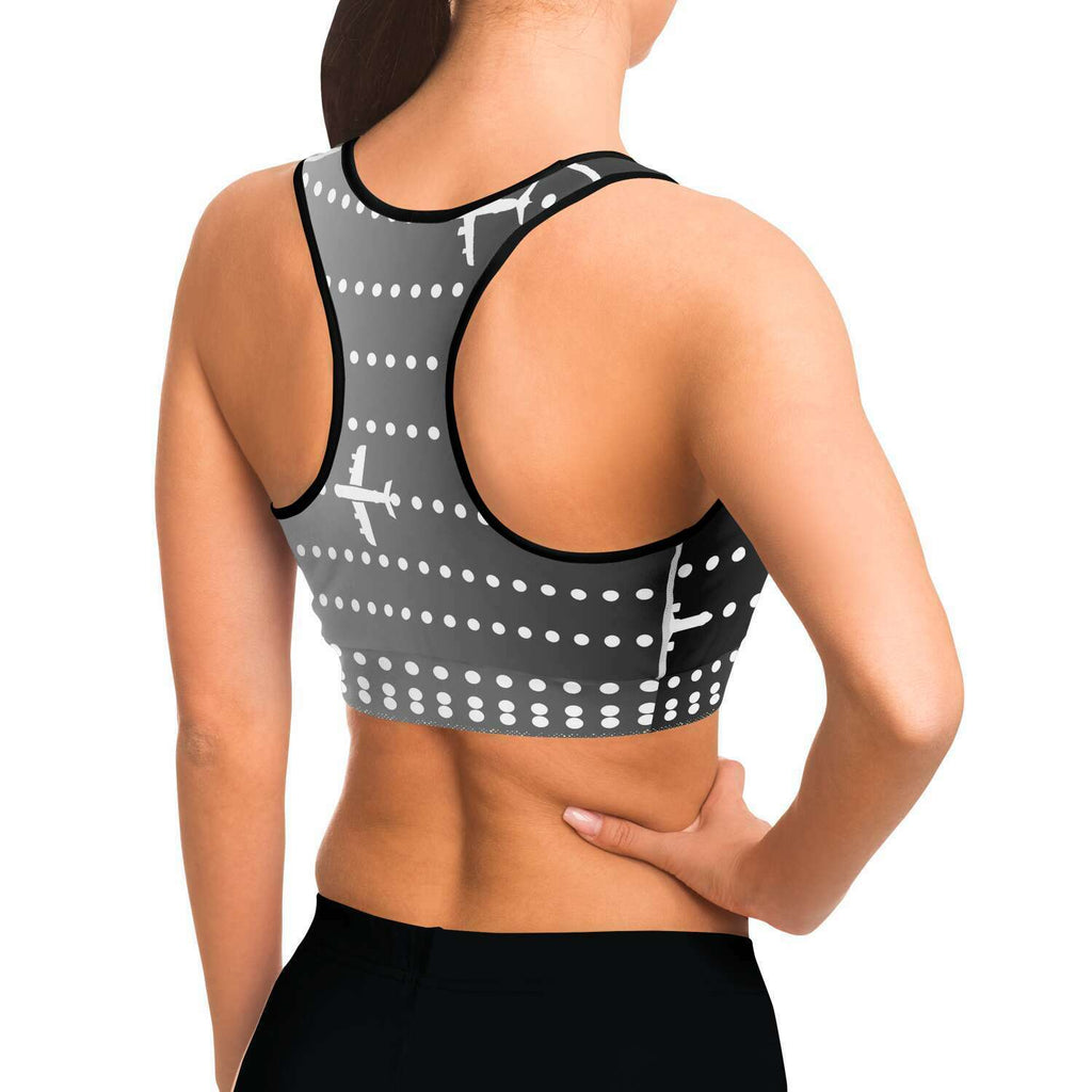 Parallel Aircraft Separation Sports Bra