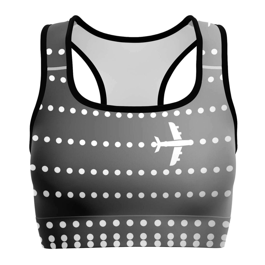 Parallel Aircraft Separation Sports Bra