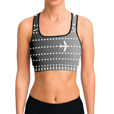 Parallel Aircraft Separation Sports Bra