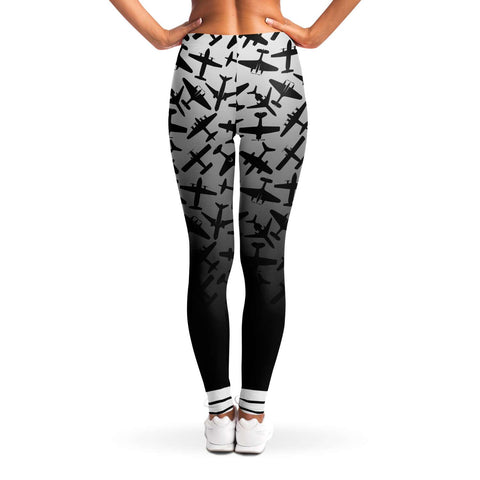 Airplane Silhouette Legging