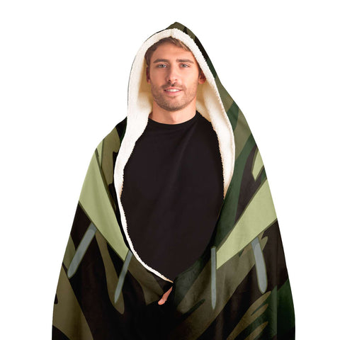 Fighter Pilot Comfy Hooded Blanket