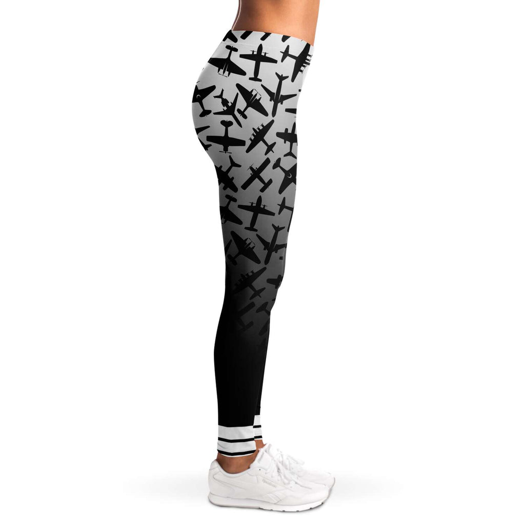 Airplane Silhouette Legging