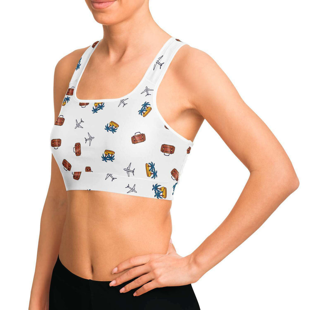 I Need a Vacay Sports Bra