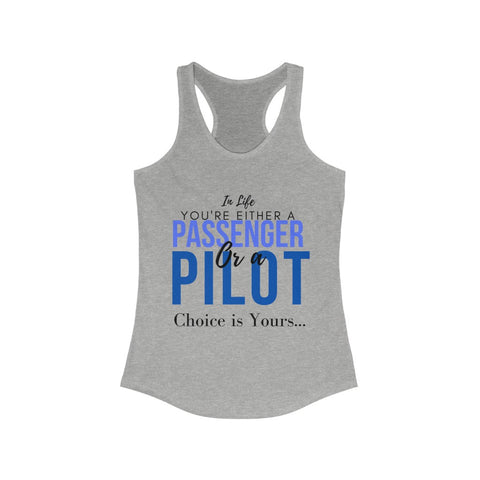 Pilot or Passenger- Women's Racerback Tank