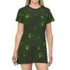 Radar Screen T-Shirt Dress