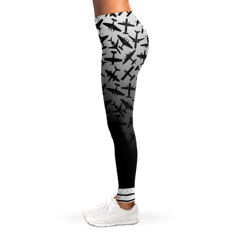 Airplane Silhouette Legging