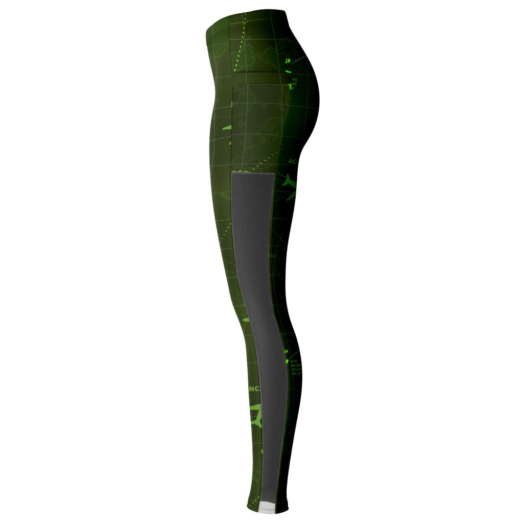 Radar Screen Mesh Pocket Legging